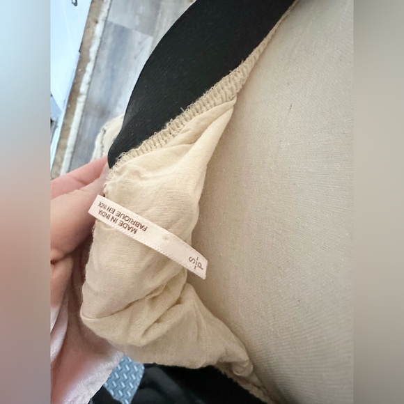 Free People Nude Silver Black Ruffle Sequin High Waist Holiday NYE Skirt Sparkle - Picture 4 of 6